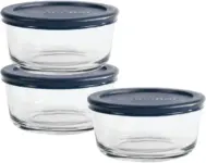 Anchor Hocking 2-Cup Round Glass Food Storage Containers Set of 3 for $6.34