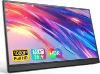 Anyuse 15.6″ 1080P USB-C Monitor with Kickstand for $40