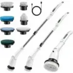 Aozuo Cordless Electric Spin Scrubber with 7 Brush Heads for $45.49