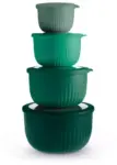Art & Cook 8-Piece Round Nesting Bowl Set with Lids for $9.99