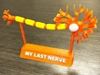 Articulated Neuron Cell Desk Stand – ‘Last Nerve’ Funny Desk Accessory for $10.00