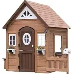 Backyard Discovery Aspen Cedar Wooden Kids Playhouse Cottage for $376.10