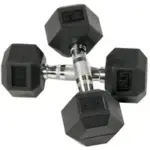 BalanceFrom 15 lbs Rubber Encased Hex Dumbbells – Now $22.95