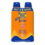 Banana Boat Sport Ultra SPF 50 Sunscreen Spray 2-Pack for $11.99