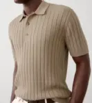 Banana Republic Men’s Wide-Ribbed Sweater Polo Now $17 with Free Shipping