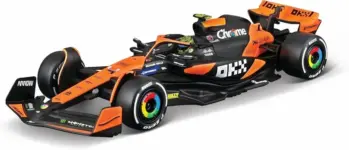 Bburago 1:43 Scale 2024 McLaren MCL38 Die-Cast Vehicle for $11 $11.00