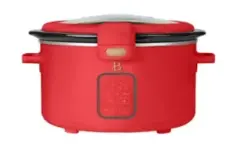 Beautiful 4 Qt Digital Slow Cooker with Hinged Locking Lid for $26