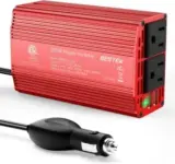 BESTEK 300W Power Inverter DC 12V to AC 110V Adapter for $19