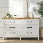 Better Homes & Gardens Modern Farmhouse 56.85-Inch 6 Drawer Dresser for $167.00