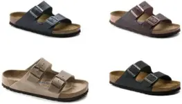 Birkenstock Arizona Soft Footbed Oiled Leather Sandals for $91.99