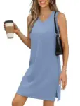 BKRIVE Women’s V-Neck Sleeveless Sundress Now $6.74