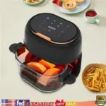 Black Touch Screen Hot Air Fryer Now $63.68 – 46% Off