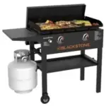 Blackstone 28″ 2-Burner Propane Flat Top Griddle with Hard Cover for $224.00