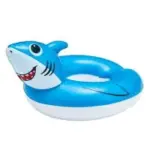 Bluescape Blue Shark Split Inflatable Swim Ring Pool Float for $2.47