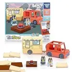 Bluey Heeler Camper 13-Piece Magnetic Tile Playset for $11.93
