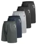 BOOJO Men’s Athletic Gym Shorts 5-Pack for $18.99