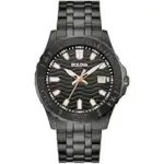 Bulova Men’s Sport Watch with Black Stainless Steel Bracelet for $203.99
