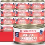 12-Pack Bumble Bee White Crabmeat Flakes in Water for $27