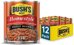 Bush’s Best Homestyle Baked Beans 12-Pack for $11.99