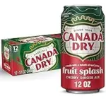 12-Pack Canada Dry Cherry Ginger Ale 12oz for $4.75