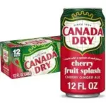 Canada Dry Cherry Ginger Ale Fruit Splash 12-Pack for $4.75