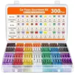 300-Piece Car Fuse Assortment Kit for $11.76 – Includes Mini Blade and Standard Fuses
