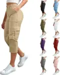 Plus Size Women’s Cargo Capris – Now Only $12.99