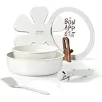 CAROTE Ceramic Nonstick Cookware Set with Lid for $19.99