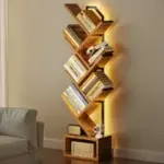 Casacomoda 6 Tier Tree Bookshelf with LED Lights for $25.99