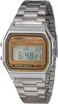 Casio A158WEA 33mm Digital Quartz Watch with Stainless Steel Band for $22