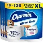 Charmin Ultra Soft Toilet Paper 2-Pack (18 Mega XL Rolls) for $47.26