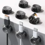 Chfeila Dual Spring & Clasp Secure Cord Organizer (8-Pack) for $3.98