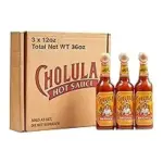 Cholula Hot Sauce 3-Pack (12oz Bottles) for $11.37