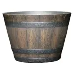 Classic Home & Garden Whiskey Barrel Planters for $9.99