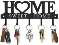 Conwithna 9.8″ Sweet Home Metal Key Holder Organizer for $4.99