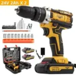 Cordless Brushless Impact Driver and Hammer Drill Combo Kit for $19.99