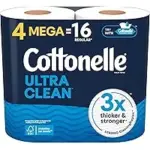 Cottonelle Ultra Clean 1-Ply Toilet Paper Mega Rolls – $7.50