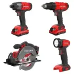 Craftsman V20 MAX 4-Tool Cordless Power Tool Combo Kit for $129