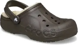 Crocs Baya Lined Clogs in Brown for $19.99