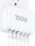 CSODINCE GaN 100W 6-Port USB-C Charging Station for $18