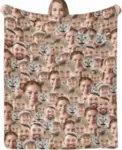 D-Story Custom Blanket with 5 Faces for $7.19
