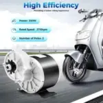 DC 24V Electric Gear Motor for Bicycle and E-Bike – 350W, Now $48.17