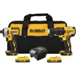Dewalt 20V Max Brushless Cordless Drill and Impact Driver Combo Kit for $152.10