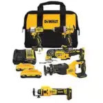 DEWALT 20V MAX Lithium-Ion Cordless 4-Tool Combo Kit for $448.00