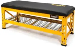 Dewalt Garage Bench with Wire Grid Storage Shelf for $137.76