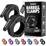 DMoose Fitness Barbell Clips – 2-Inch Pair for $11.30