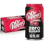 12-Pack Dr Pepper Cherry Zero Sugar Soda for $5.00