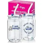Barbie The Movie 16oz Glass Cups with Lids & Straws – 2 Count for $9.95