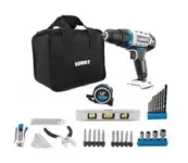 Hart 20V 3/8″ Drill/Driver with 60-Piece Accessories for $24.99