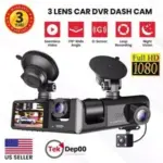 Dual Lens Car Dash Cam with 1080P HD Recording for $15.59